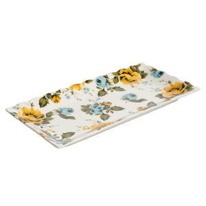 Floral Medley 3-Piece Serving Platters