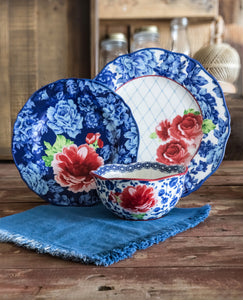 Heritage Floral 12-Piece Dinnerware Set