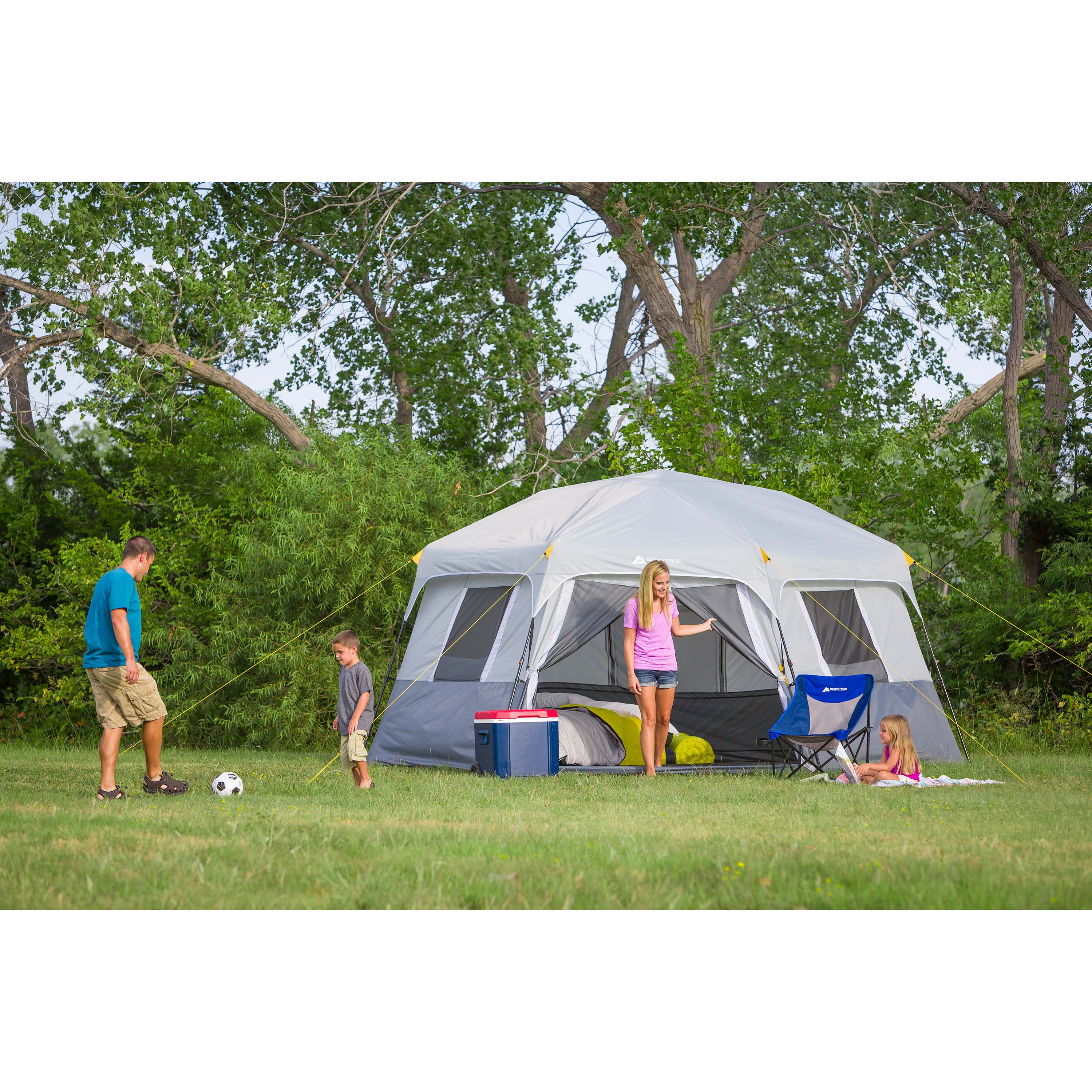 8-Person Instant Hexagon Cabin Tent