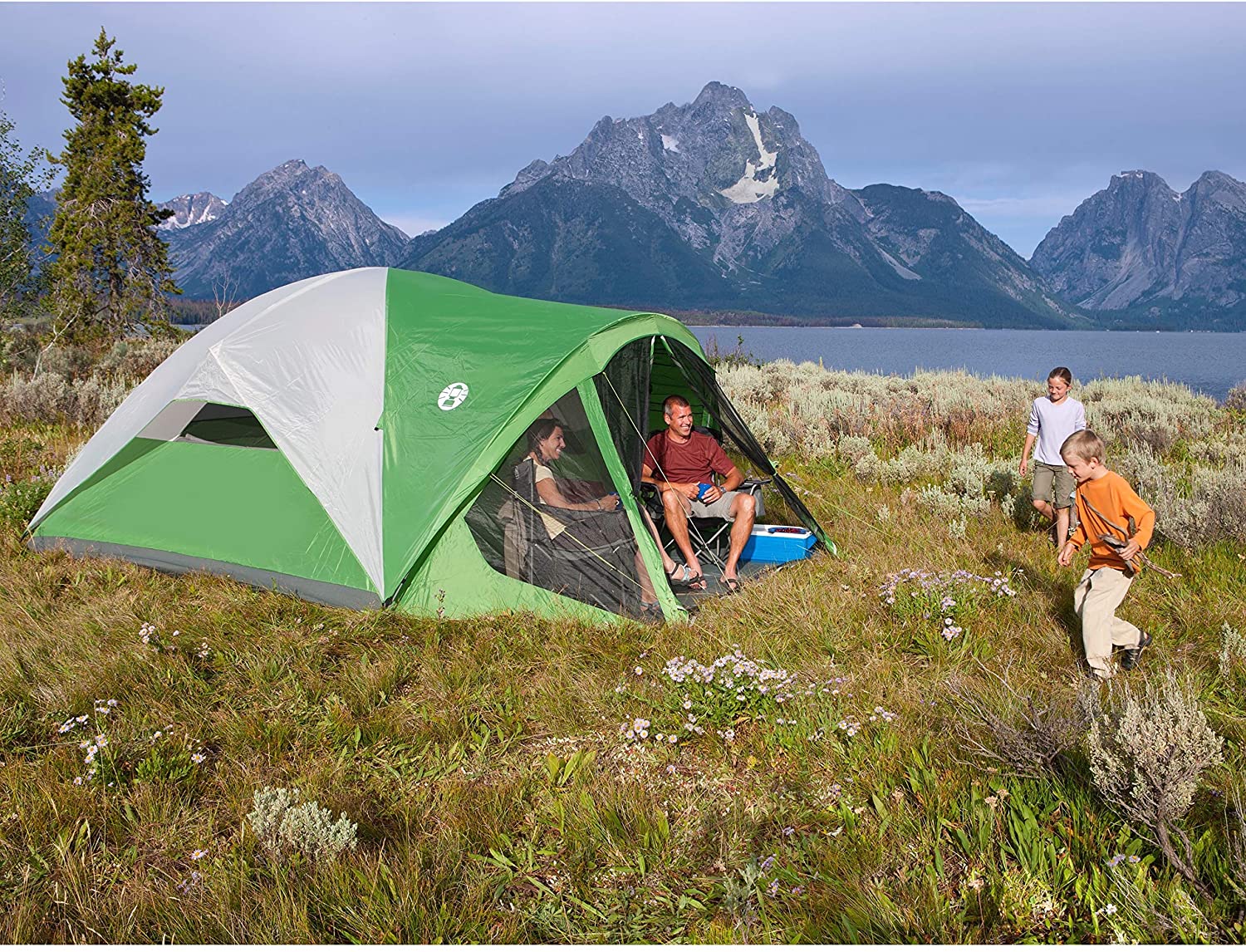 Dome Tent with Screen Room | Evanston Camping Tent with Screened-In Porch