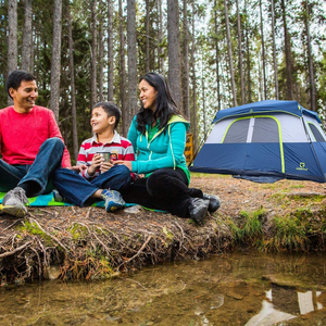 Person Instant Cabin Tent with Rainfly