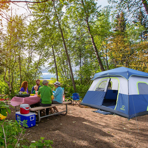 Person Instant Cabin Tent with Rainfly