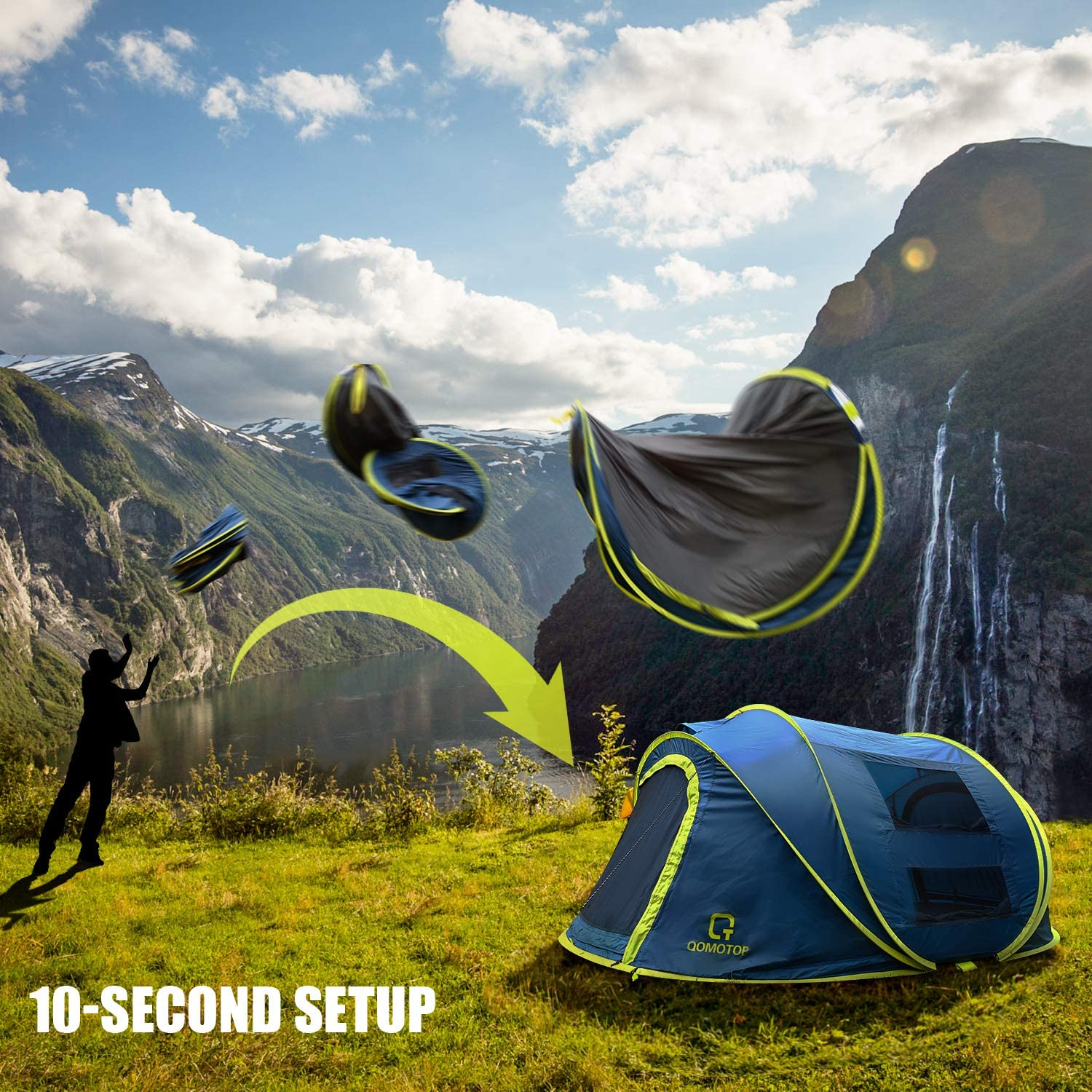 Set-up 4 Person Pop up Tent