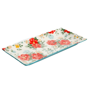 Floral Medley 3-Piece Serving Platters