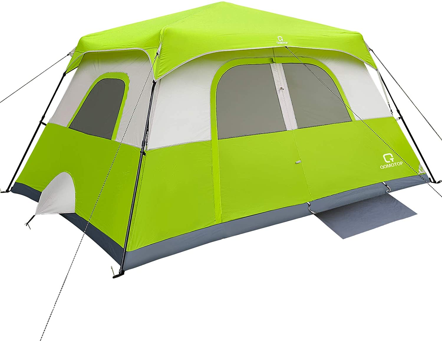 4/6/8/10 Person 60 Seconds Set Up Camping Tent, Waterproof Pop Up Tent with Top Rainfly