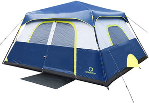 4/6/8/10 Person 60 Seconds Set Up Camping Tent, Waterproof Pop Up Tent with Top Rainfly